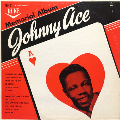 Johnny Ace : Memorial Album (LP, Album, Mono, RE)