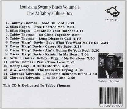 Various : Louisiana Swamp Blues Vol. 1 - Live At Tabby's Blues Box (CD, Album)