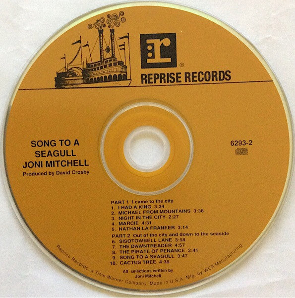 Joni Mitchell : Song To A Seagull (CD, Album, RE)