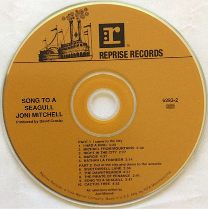 Joni Mitchell : Song To A Seagull (CD, Album, RE)