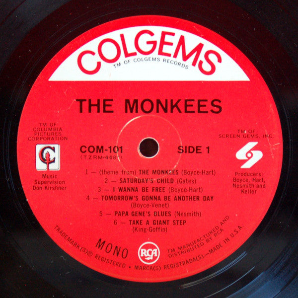 The Monkees : The Monkees (LP, Album, Mono, RP)