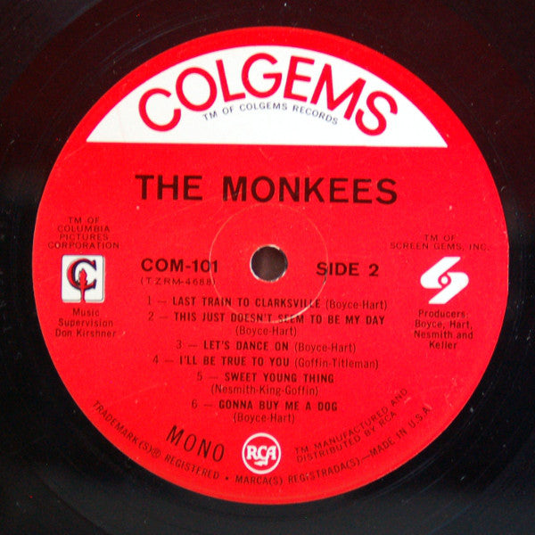 The Monkees : The Monkees (LP, Album, Mono, RP)