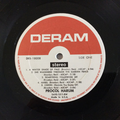 Procol Harum : Procol Harum (LP, Album, BW )