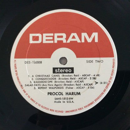 Procol Harum : Procol Harum (LP, Album, BW )