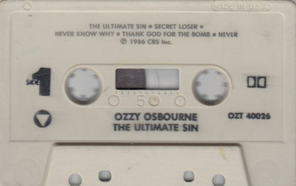 Ozzy Osbourne : The Ultimate Sin (Cass, Album)