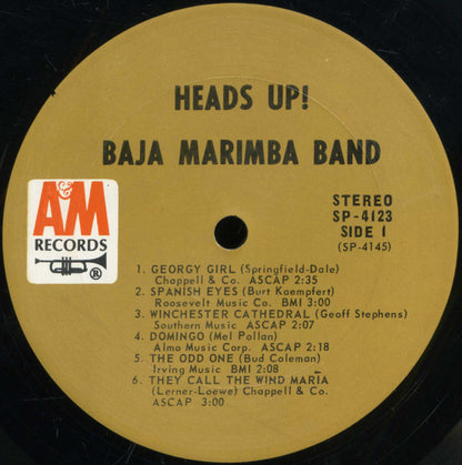 Baja Marimba Band : Heads Up! (LP, Album)