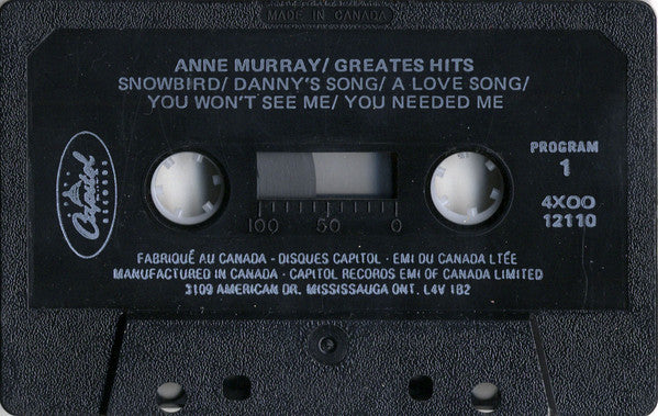 Anne Murray : Anne Murray's Greatest Hits (Cass, Comp, Club, Bla)