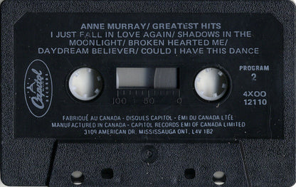 Anne Murray : Anne Murray's Greatest Hits (Cass, Comp, Club, Bla)