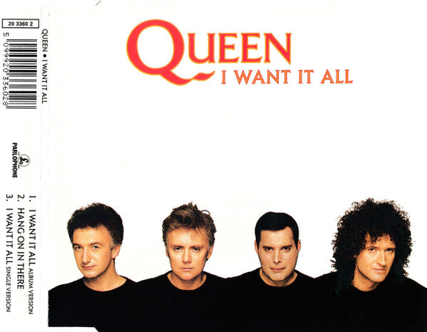 Queen : I Want It All (CD, Single)