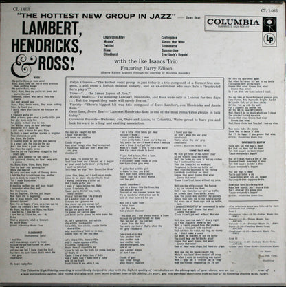 Lambert, Hendricks, & Ross!* : The Hottest New Group In Jazz (LP, Album, Mono)
