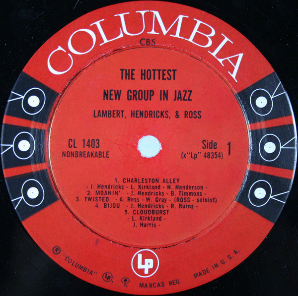 Lambert, Hendricks, & Ross!* : The Hottest New Group In Jazz (LP, Album, Mono)