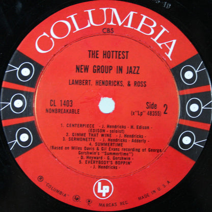 Lambert, Hendricks, & Ross!* : The Hottest New Group In Jazz (LP, Album, Mono)
