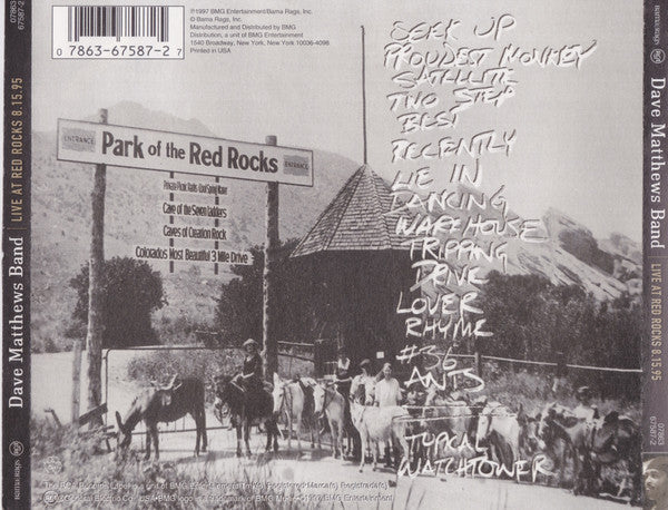 Dave Matthews Band : Live At Red Rocks 8.15.95 (2xCD, Album, Cin)
