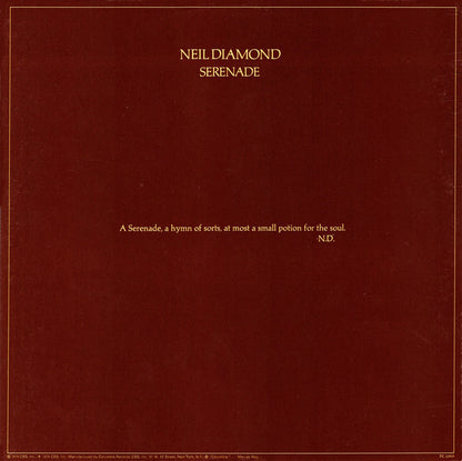 Neil Diamond : Serenade (LP, Album, RE)