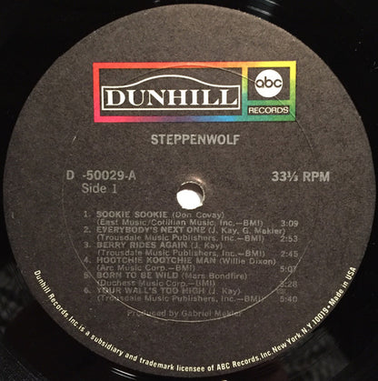 Steppenwolf : Steppenwolf (LP, Album, M/Print, Mon)