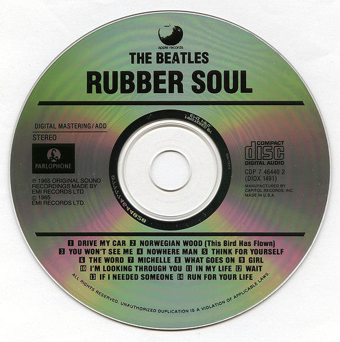 The Beatles : Rubber Soul (CD, Album, RE, EMI)