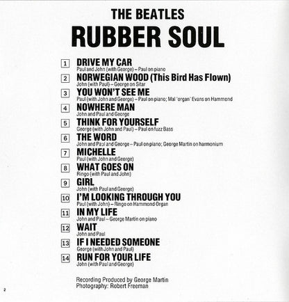 The Beatles : Rubber Soul (CD, Album, RE, EMI)