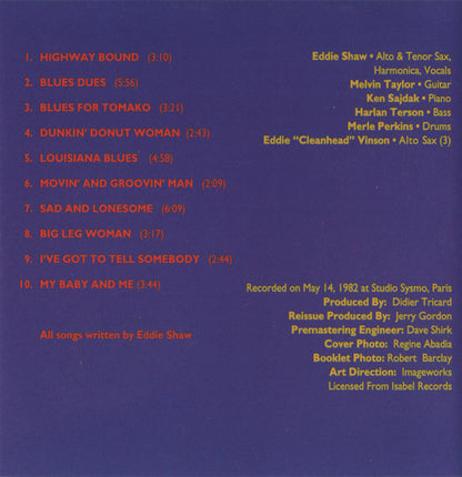 Eddie Shaw (2) : Movin' And Groovin' Man (CD)