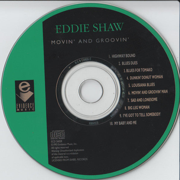 Eddie Shaw (2) : Movin' And Groovin' Man (CD)