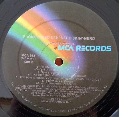 Lynyrd Skynyrd : (Pronounced 'Lĕh-'nérd 'Skin-'nérd) (LP, Album, Club, RE, gat)