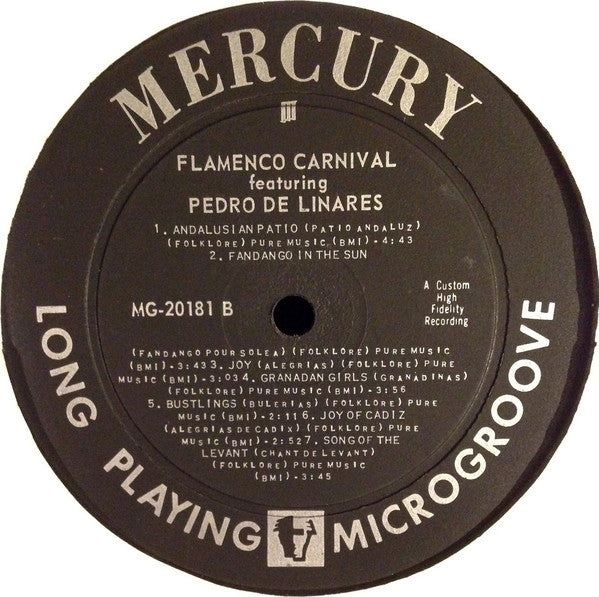 Pedro De Linares : Flamenco Carnival (LP)