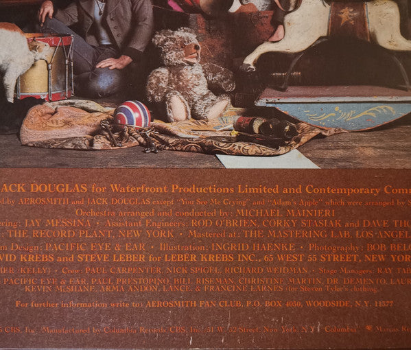 Aerosmith : Toys In The Attic (LP, Album, Fir)