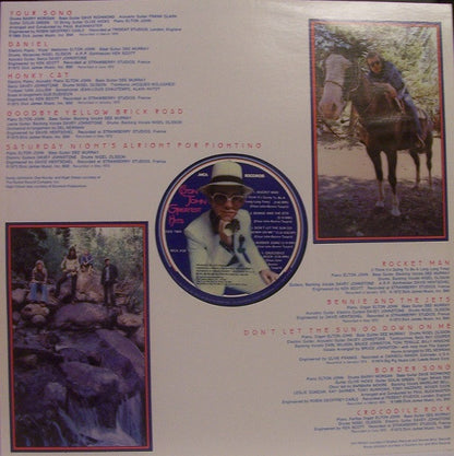 Elton John : Greatest Hits (LP, Comp, Pin)