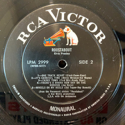Elvis Presley : Roustabout (LP, Album, Mono, RE)