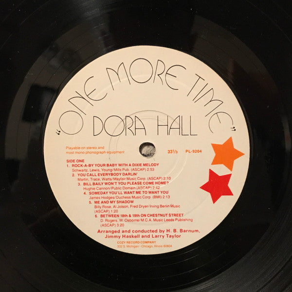 Dora Hall : One More Time (LP, Album)