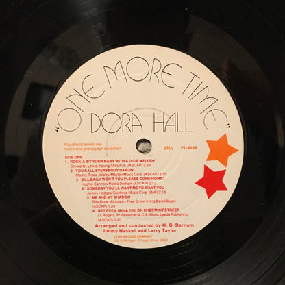 Dora Hall : One More Time (LP, Album)