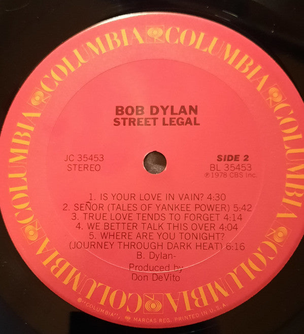 Buy Bob Dylan : Street-Legal (LP, Album) Online for a great price