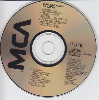 Olivia Newton-John : The Rumour (CD, Album, JVC)