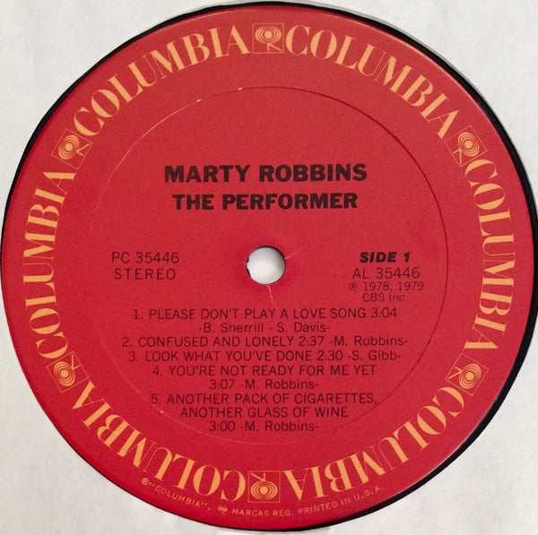 Marty Robbins : The Performer (LP, Album, RE)