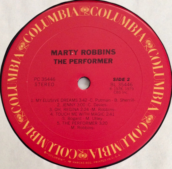 Marty Robbins : The Performer (LP, Album, RE)