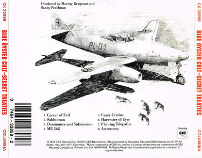 Blue Öyster Cult : Secret Treaties (CD, Album, RE, RP)