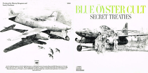 Blue Öyster Cult : Secret Treaties (CD, Album, RE, RP)