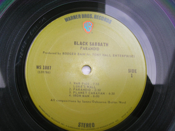 Black Sabbath : Paranoid (LP, Album)