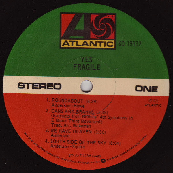 Yes : Fragile (LP, Album, RE, MO )