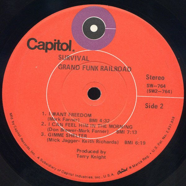 Buy Grand Funk Railroad : Survival (LP, Album, RP, Win) Online for