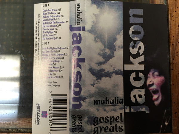 Mahalia Jackson : Gospel Greats (Cass, Comp)