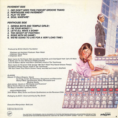 Heaven 17 : Penthouse And Pavement (LP, Album)