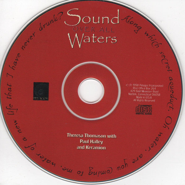 Theresa Thomason With Paul Halley And Kerámion : Sound Over All Waters (CD, Album)