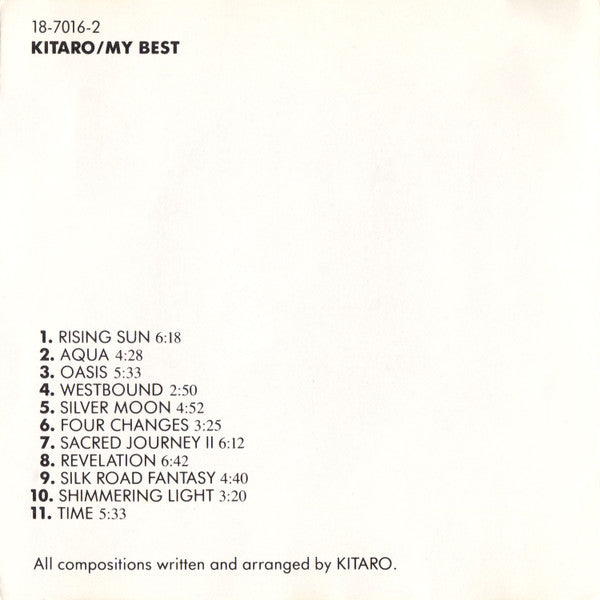 Kitaro : My Best (CD, Comp)