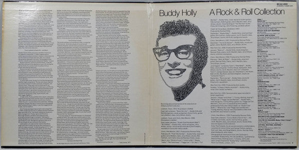 Buddy Holly : A Rock & Roll Collection (2xLP, Comp, RE, Pin)