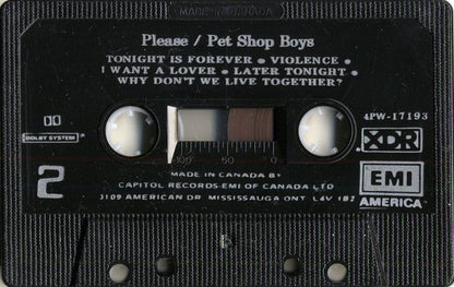 Pet Shop Boys : Please (Cass, Album, RE, Dol)