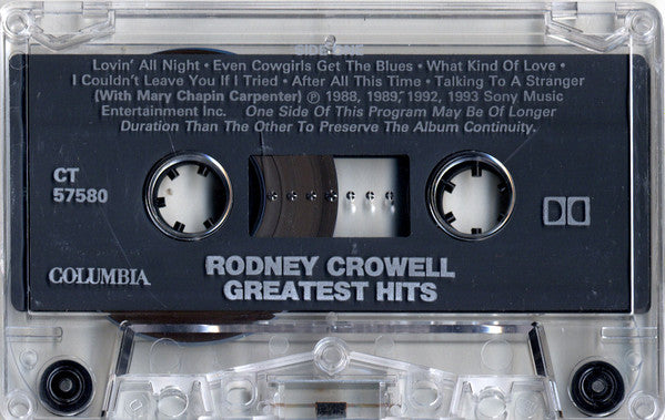 Rodney Crowell : Greatest Hits (Cass, Comp, Dol)