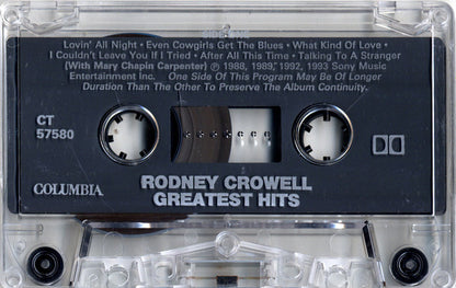 Rodney Crowell : Greatest Hits (Cass, Comp, Dol)