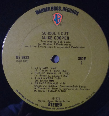 Alice Cooper : School's Out (LP, Album, RP, Ter)