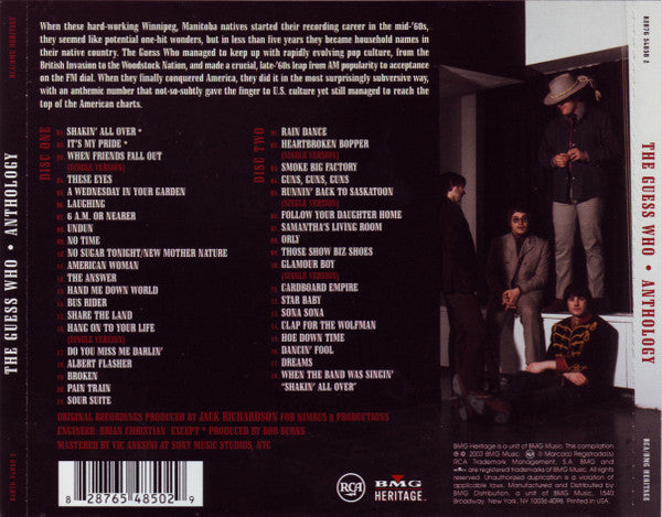 The Guess Who : Anthology (2xCD, Comp)