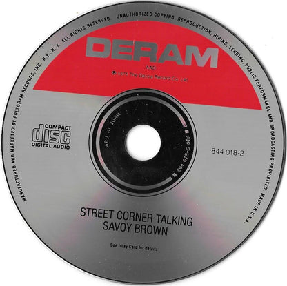 Savoy Brown : Street Corner Talking (CD, Album, RE)